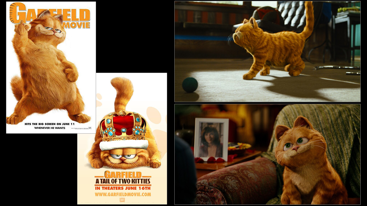 Garfield Movie (2004) & Garfield: A Tail of Two Kitties  (2006)